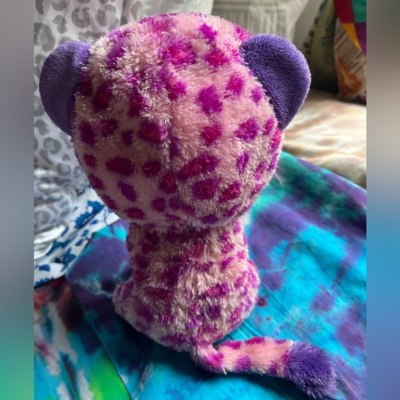 Pink Leopard Beanie Boo - Big - Picture 3 of 5